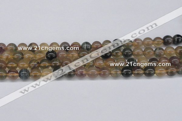 CFL1105 15.5 inches 14mm round yellow fluorite gemstone beads