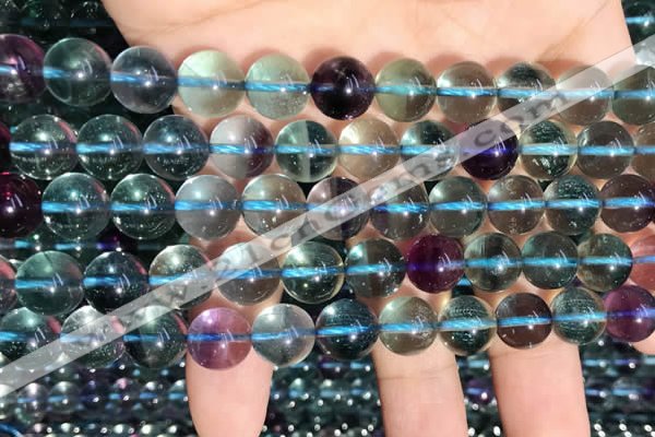 CFL1132 15.5 inches 10mm round fluorite gemstone beads wholesale