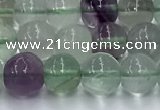 CFL1135 15.5 inches 6mm round fluorite beads wholesale