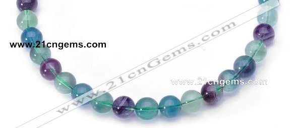 CFL12 16 inch 6mm round A- grade natural fluorite bead Wholesale