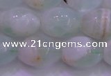 CFL1204 15.5 inches 12*16mm rice green fluorite gemstone beads