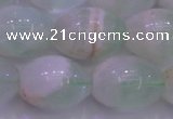 CFL1205 15.5 inches 13*18mm rice green fluorite gemstone beads