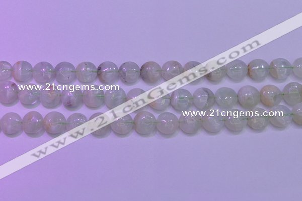 CFL1208 15.5 inches 10mm flat round green fluorite gemstone beads