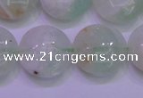 CFL1211 15.5 inches 16mm flat round green fluorite gemstone beads