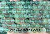 CFL1258 15 inches 8mm round green fluorite beads wholesale