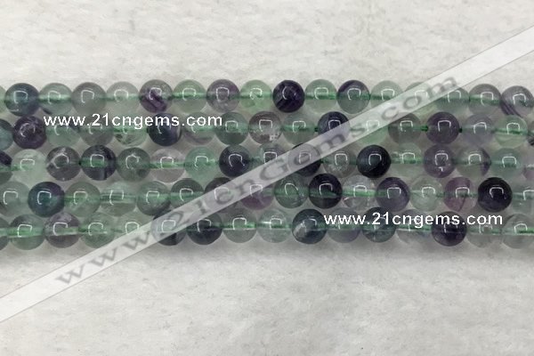 CFL1451 15.5 inches 6mm round fluorite beads wholesale