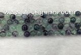 CFL1452 15.5 inches 8mm round fluorite beads wholesale