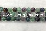 CFL1466 15.5 inches 16mm round A grade fluorite gemstone beads