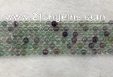 CFL1470 15.5 inches 4mm round AA grade fluorite gemstone beads