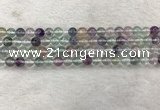 CFL1471 15.5 inches 6mm round AA grade fluorite gemstone beads