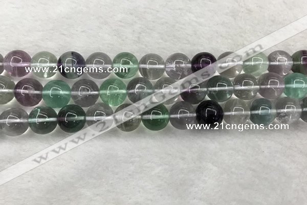 CFL1475 15.5 inches 13mm round AA grade fluorite gemstone beads