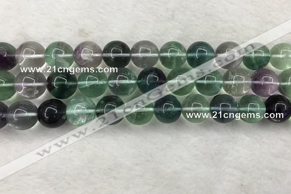 CFL1476 15.5 inches 14mm round AA grade fluorite gemstone beads