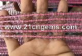 CFL1496 15.5 inches 6mm round purple fluorite gemstone beads