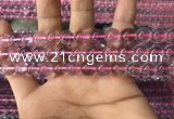 CFL1498 15.5 inches 10mm round purple fluorite gemstone beads