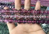 CFL1499 15.5 inches 12mm round purple fluorite gemstone beads