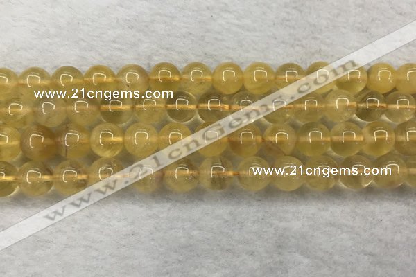 CFL1509 15.5 inches 10mm round yellow fluorite gemstone beads