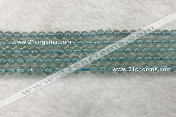 CFL1514 15.5 inches 4mm round blue fluorite gemstone beads