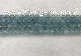 CFL1515 15.5 inches 6mm round blue fluorite gemstone beads