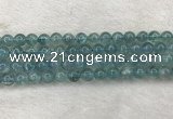 CFL1516 15.5 inches 8mm round blue fluorite gemstone beads