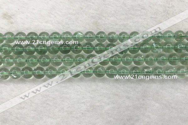 CFL1522 15.5 inches 6mm round green fluorite gemstone beads