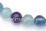 CFL31 14mm B grade round natural fluorite stone beads Wholesale