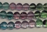 CFL552 15.5 inches 8mm round fluorite gemstone beads wholesale