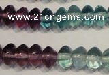 CFL561 15.5 inches 4*6mm rondelle fluorite gemstone beads wholesale