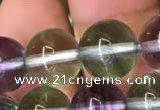 CFL588 15.5 inches 10mm round AAAAA grade fluorite gemstone beads