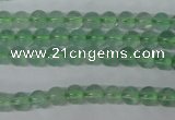 CFL601 15.5 inches 6mm round AB grade green fluorite beads wholesale