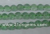 CFL602 15.5 inches 8mm round AB grade green fluorite beads wholesale