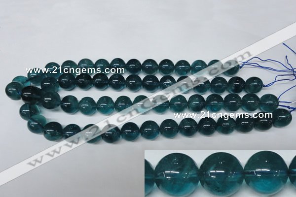 CFL675 15.5 inches 14mm round A grade blue fluorite beads wholesale