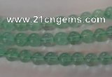 CFL851 15.5 inches 6mm round green fluorite gemstone beads