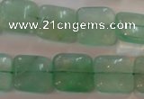CFL868 15.5 inches 14*14mm square green fluorite gemstone beads