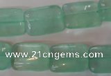 CFL870 15.5 inches 13*18mm rectangle green fluorite gemstone beads