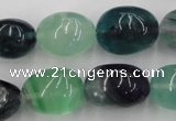 CFL953 15.5 inches 15*20mm nuggets natural fluorite beads wholesale