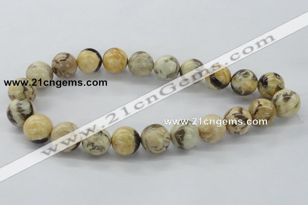 CFS06 15.5 inches 18mm round natural feldspar gemstone beads