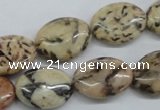 CFS10 15.5 inches 15*20mm oval natural feldspar gemstone beads