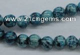 CFS102 15.5 inches 8mm round blue feldspar gemstone beads