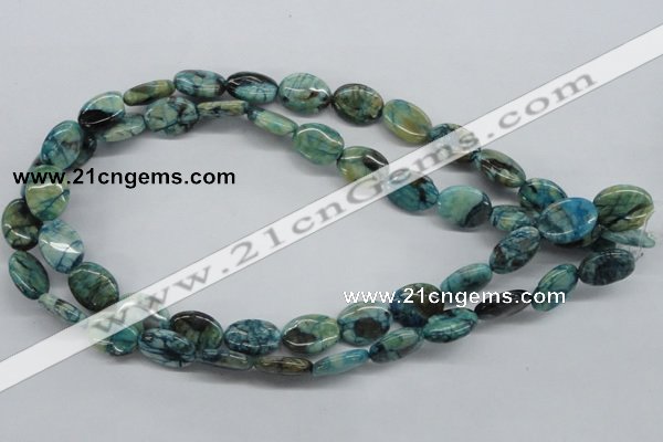 CFS110 15.5 inches 12*16mm oval blue feldspar gemstone beads