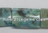 CFS117 15.5 inches 20*30mm rectangle blue feldspar gemstone beads