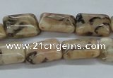 CFS15 15.5 inches 12*16mm rectangle natural feldspar gemstone beads