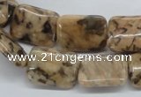 CFS16 15.5 inches 15*20mm rectangle natural feldspar gemstone beads