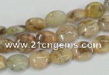 CFS201 15.5 inches 8*10mm oval natural feldspar gemstone beads