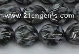 CFS312 15.5 inches 12mm flat round feldspar gemstone beads