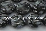 CFS313 15.5 inches 15mm flat round feldspar gemstone beads