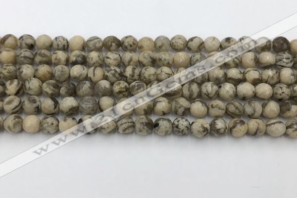 CFS409 15.5 inches 6mm faceted round feldspar beads wholesale