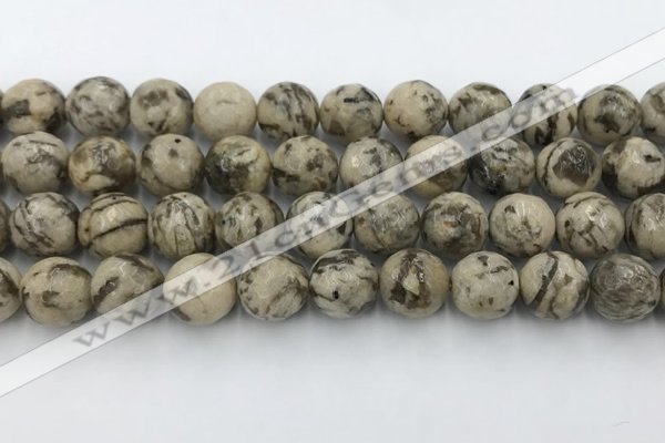 CFS412 15.5 inches 12mm faceted round feldspar beads wholesale