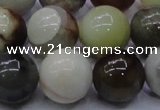 CFW18 15.5 inches 18mm round flower jade beads wholesale