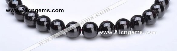 CGA04 Round 14mm natural garnet gemstone beads Wholesale