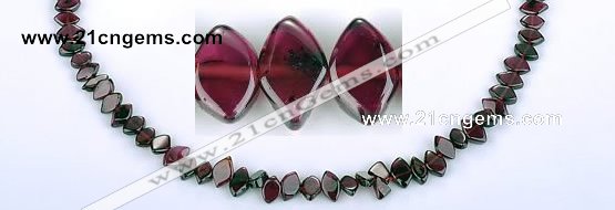 CGA10 15.5 inches 5*7mm marquise garnet gemstone beads Wholesale